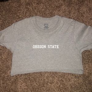 Crop Oregon State shirt